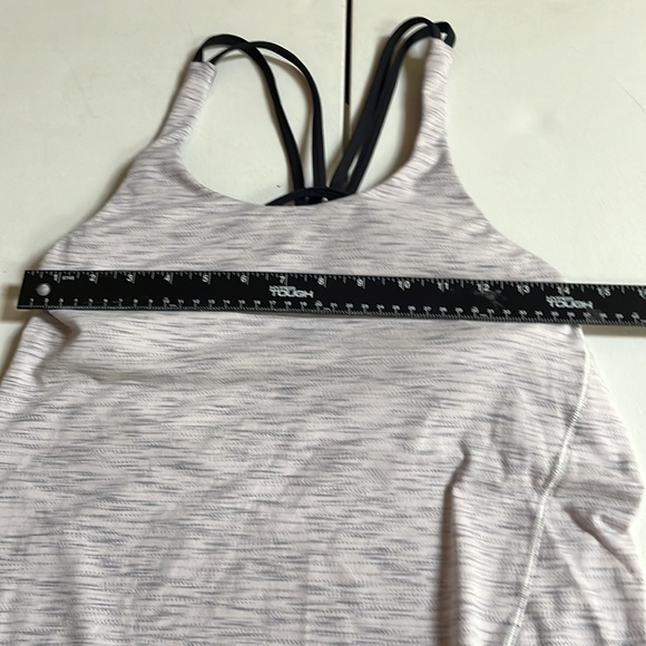 Lululemon Athletica  size 4 gray & black Free to be Wild Two in One tank top - Picture 8 of 10